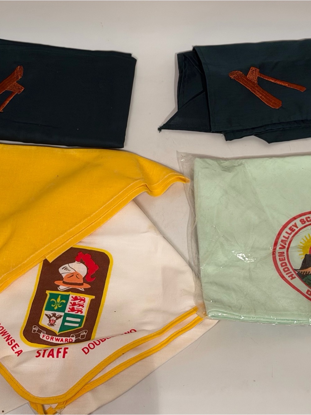 Vintage 1970s Boy Scout of America Handkerchief Bandanna Lot of 6 1970’s NEW